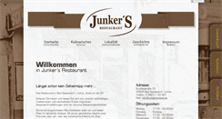 Desktop Screenshot of junkers-kneipe.de